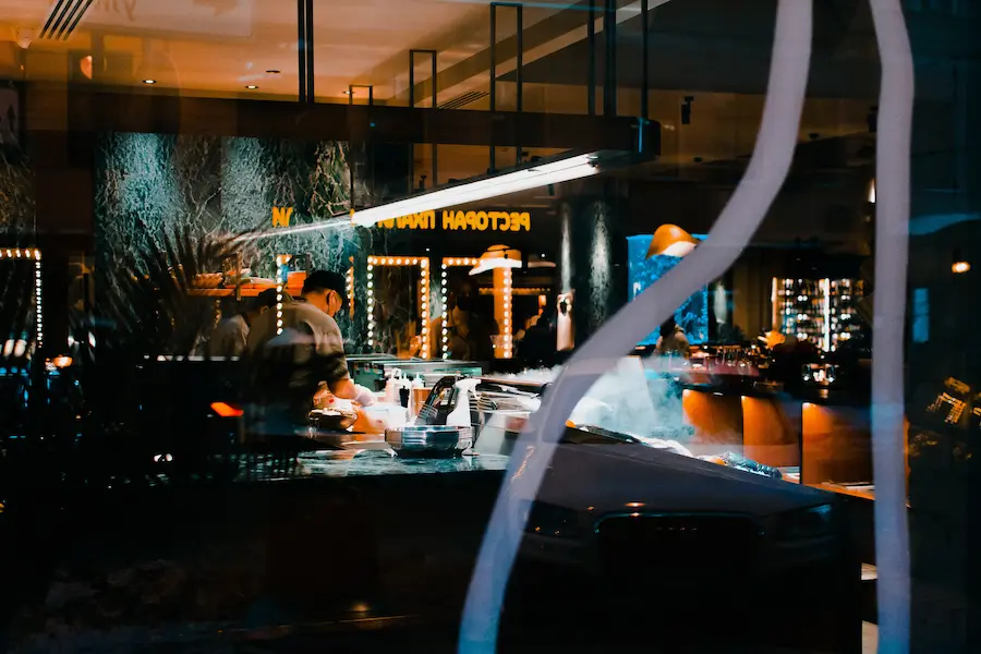Luxuriöses Kasino-Restaurant Interieur